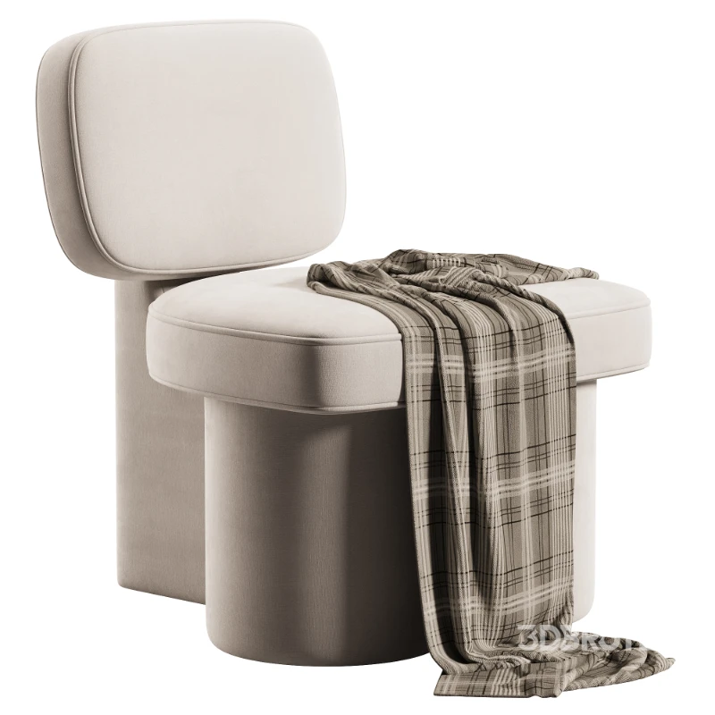 Thea Accent Chair in Forest Green Corduroy Image 1