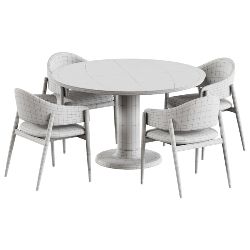Alba Upholstered Chair and Table Coco Image 6