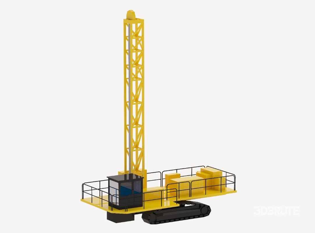 Drill Rig Mining D6290 Simplified Image 1