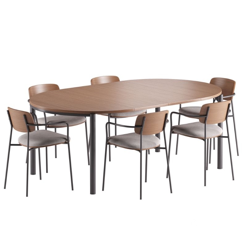 Maureen Chair and Montuiri Extendable Table 2017 Image 4