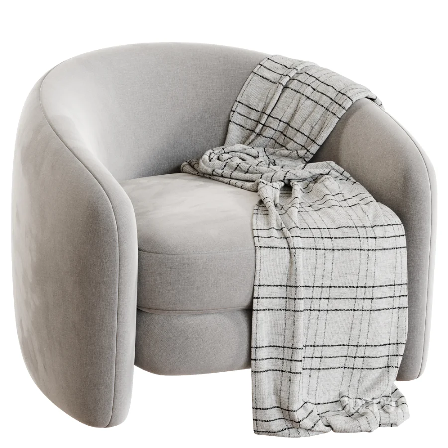 Dakota Shearling Armchair Image 1