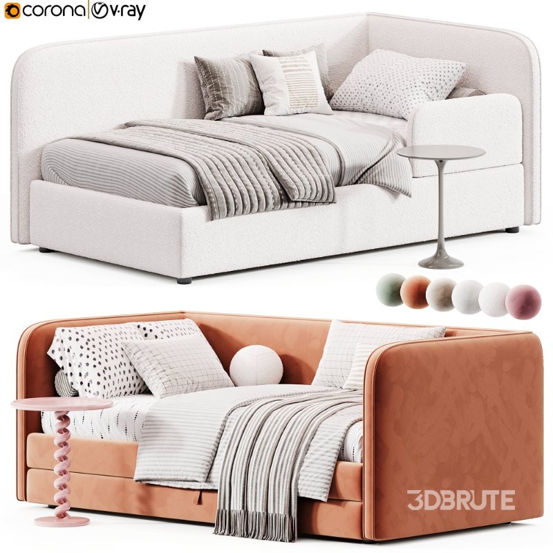 Children’s soft bed Leo Image 2