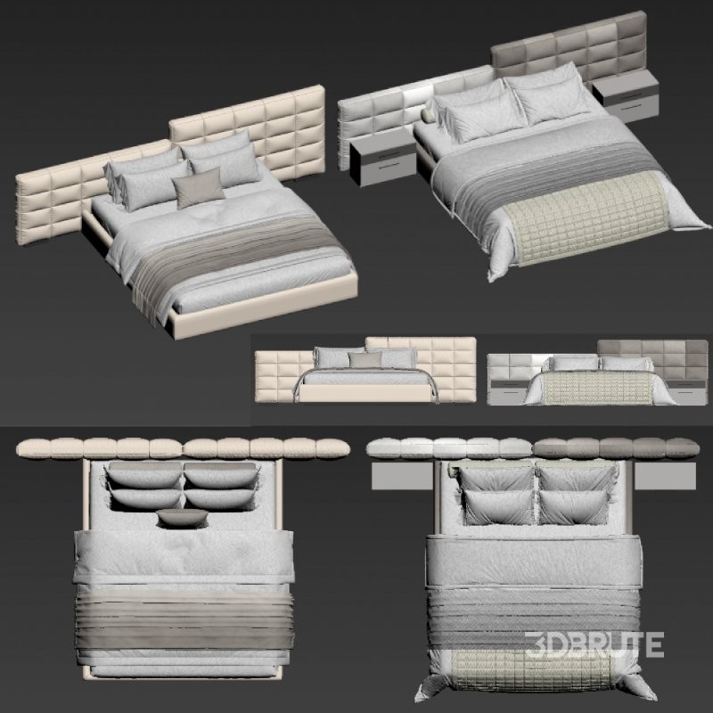 Lawrence Bed By Minotti Image 1