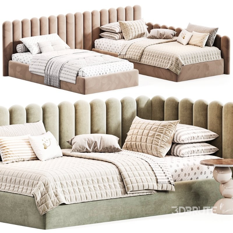 Corner bed Savoyardi kids Image 5