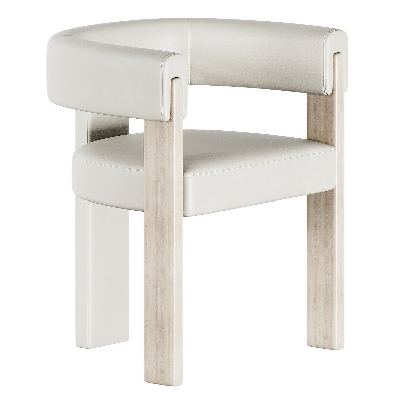 William dining chair and Round Dining Table Image 3