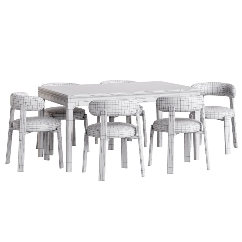 groove table and bonn chair Image 1