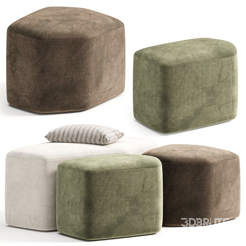 BEKI Pouf By Baxter Image 6