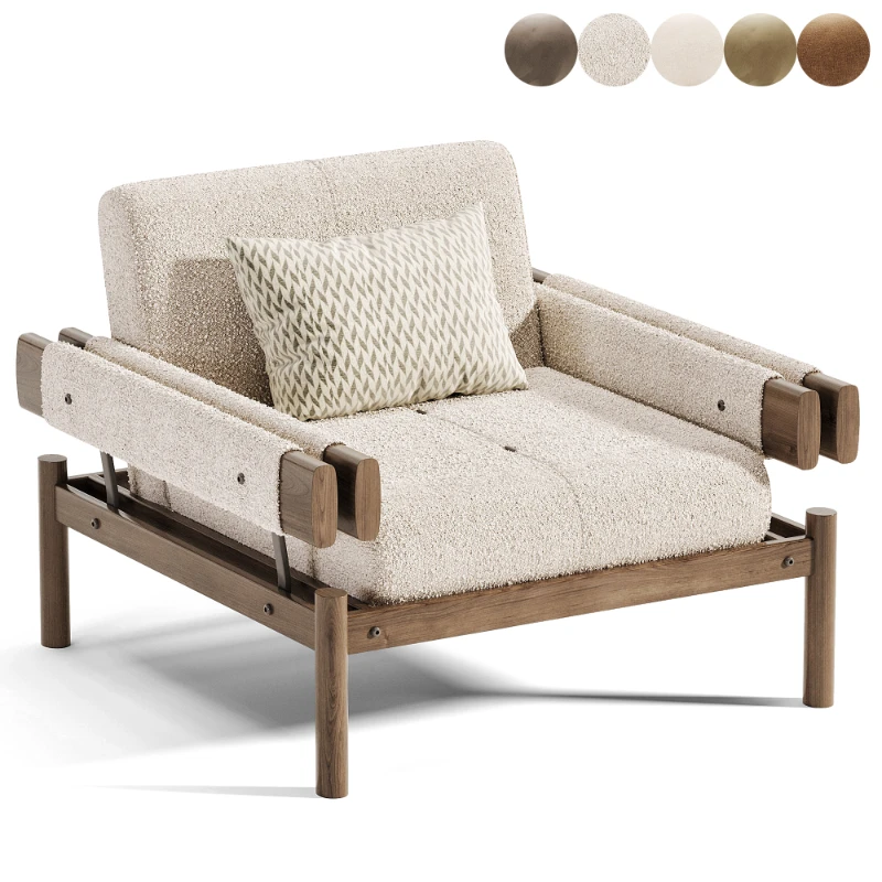 Pair of MP-19 armchair by Percival Lafer Image 3