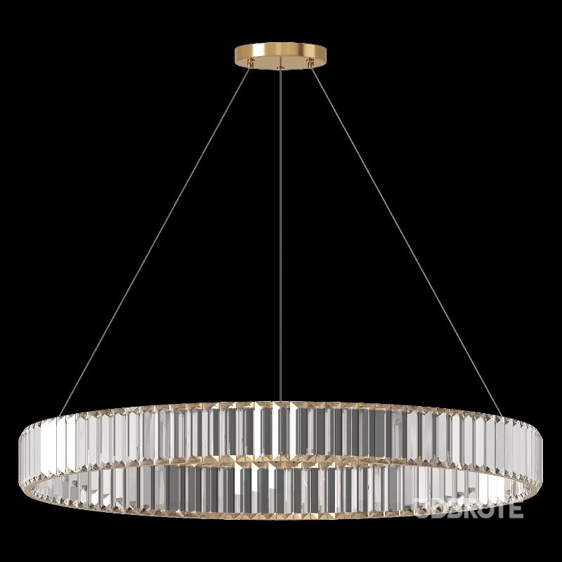 One Ring Crystal Chandelier Image 3