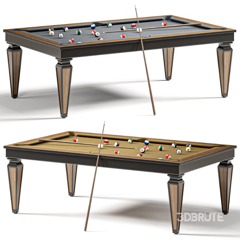 Biliardo Tavolo Cheope Style Black Image 1