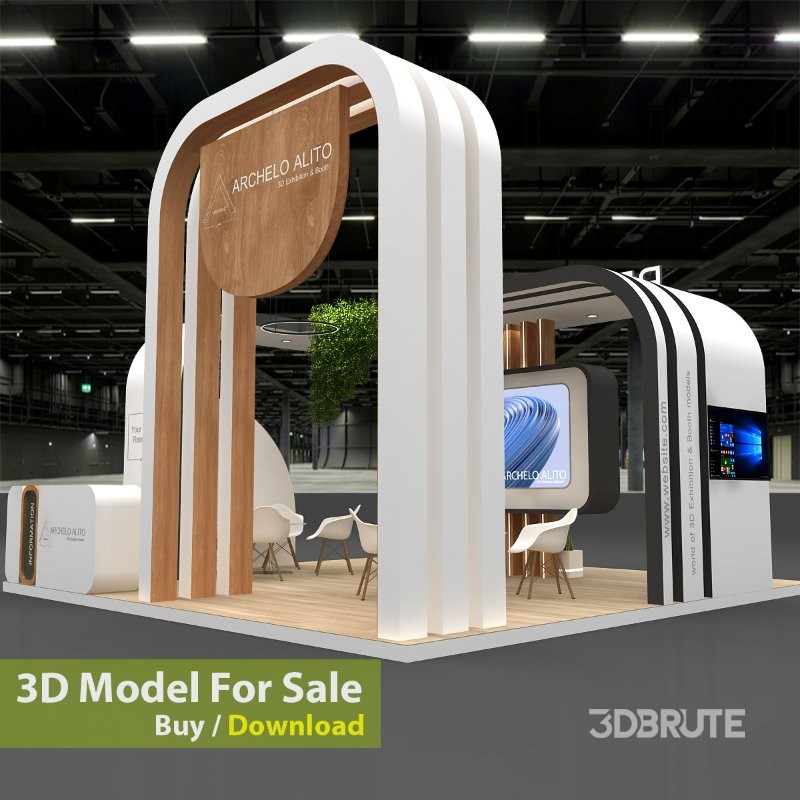 stand stall 3d Image 11