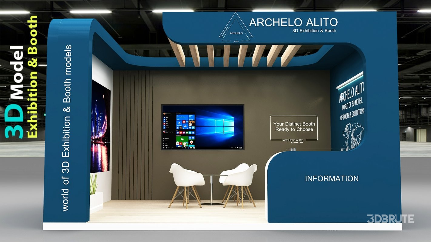 stall 3d model Image 1