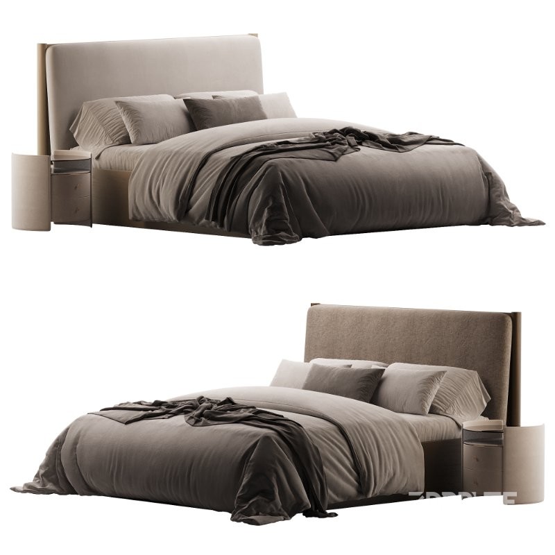 Casa White Oak Wood King Storage Bed Image 1