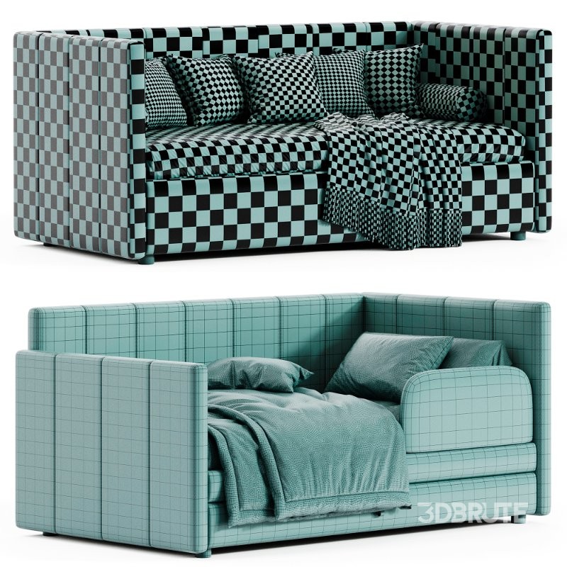 Children’s Soft Bed Quadra Light Image 6