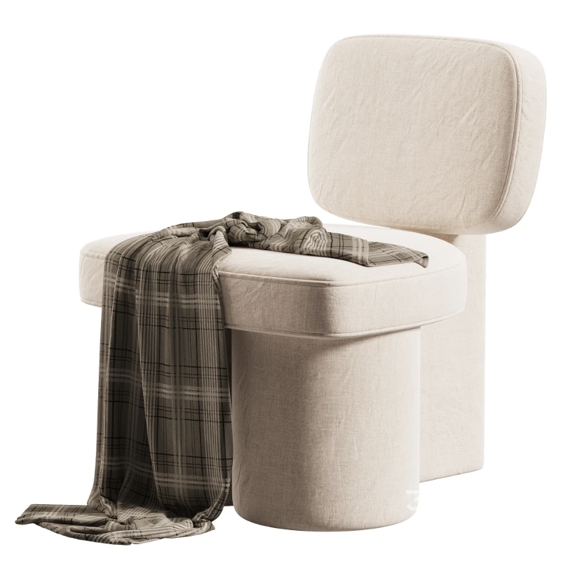 Thea Accent Chair in Forest Green Corduroy Image 3