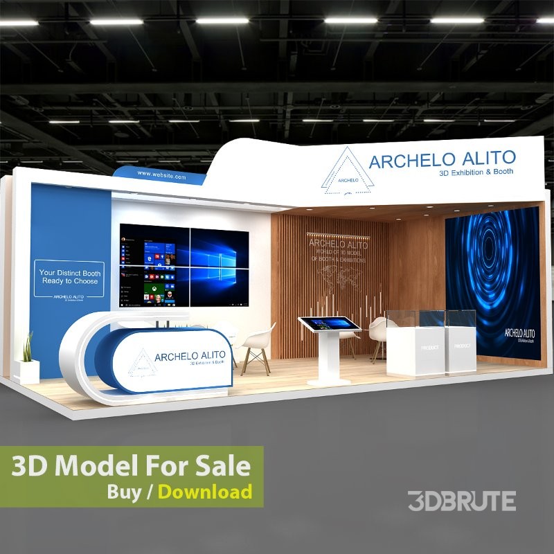 3d stand booth Image 1