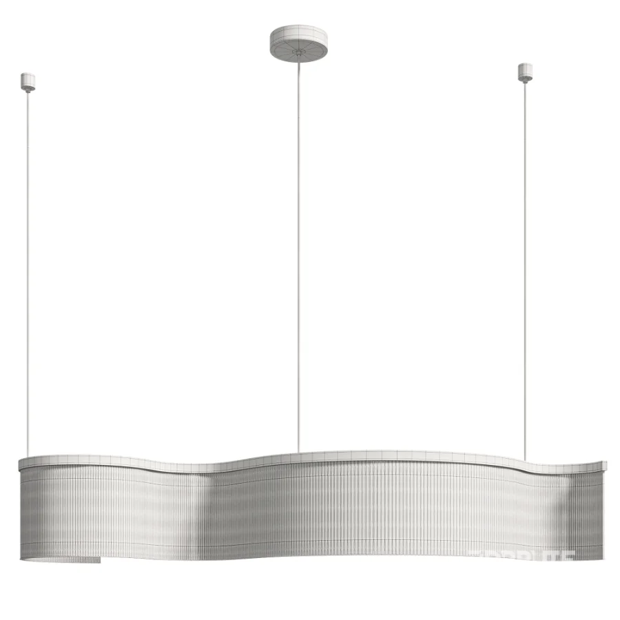 Glass Linear Pendant Light Image 3