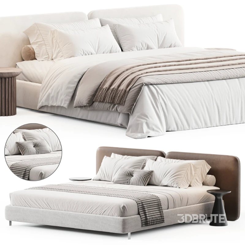 Tatlin Bed by Minotti Image 1