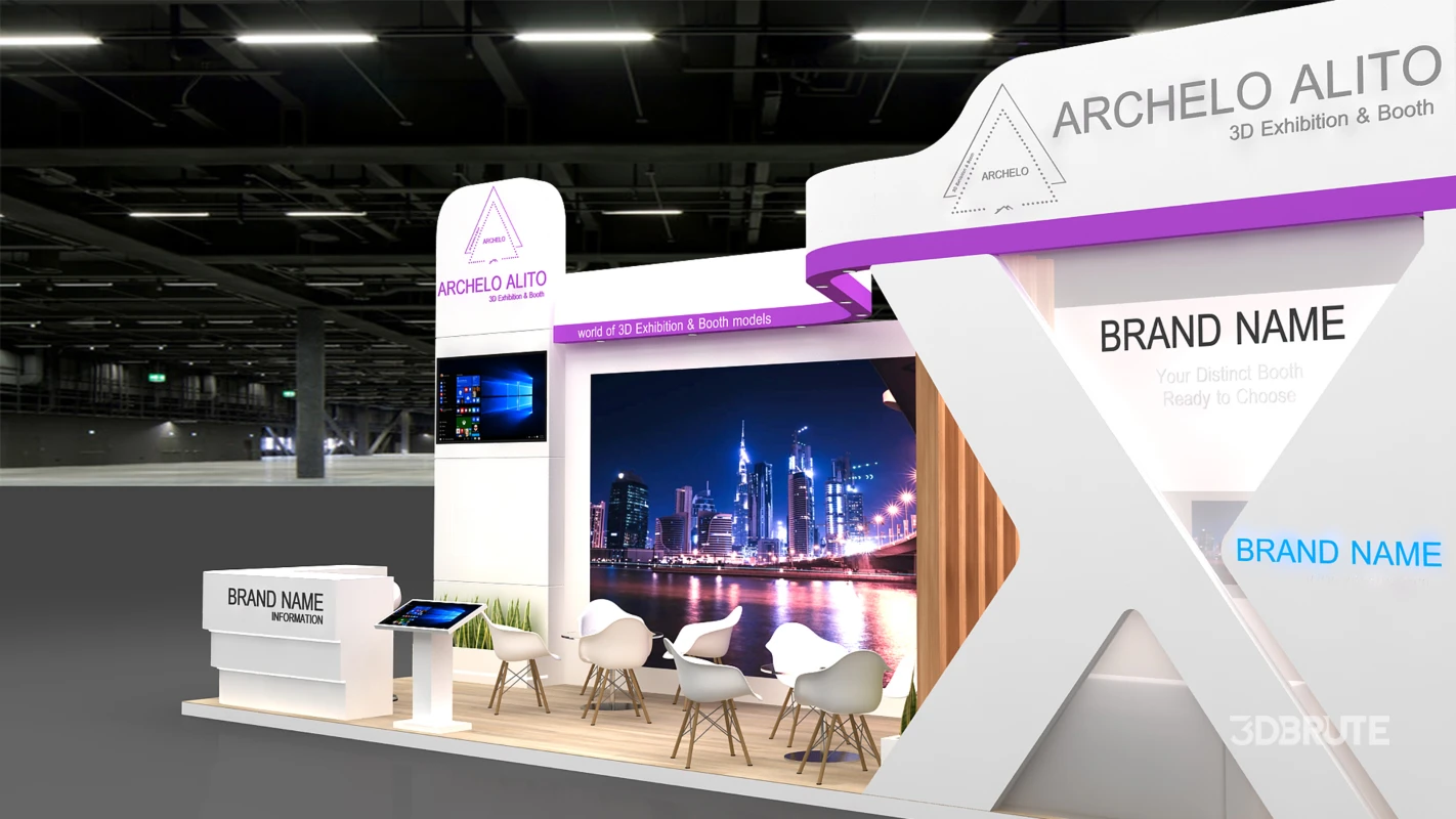 stand booth 2 side open Image 6