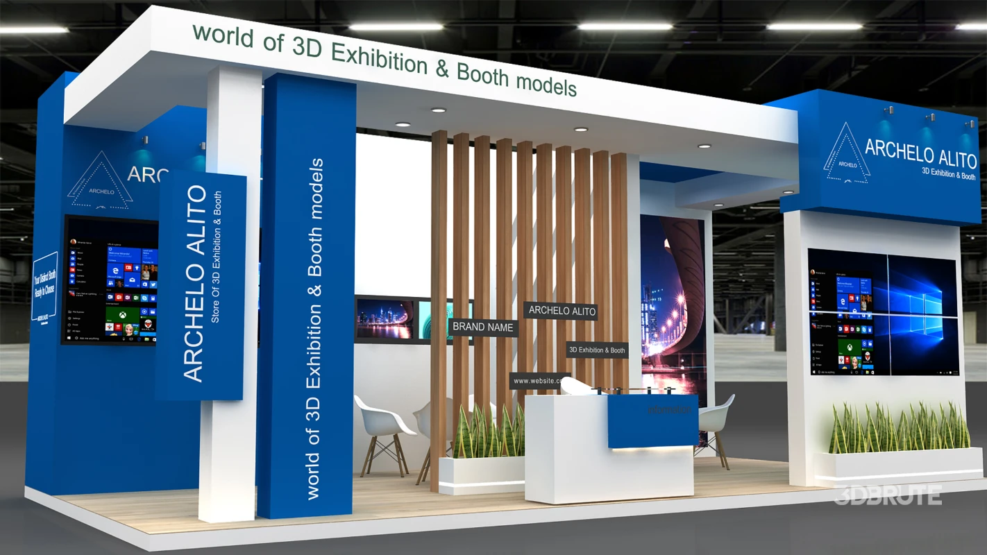 stand kiosk booth Image 2