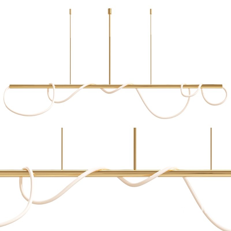 3 Luke Lamp Pendant Light Tracer Bar Image 2