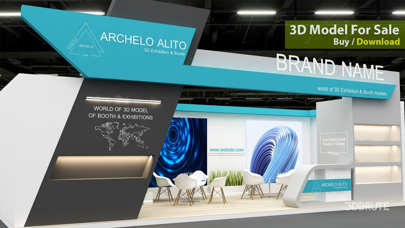 stall exhibition 3d Image 6