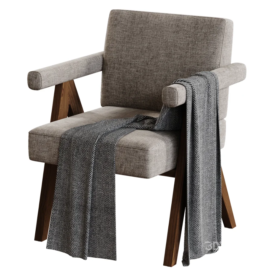 Jadie Mid Century Arm Chair Image 3