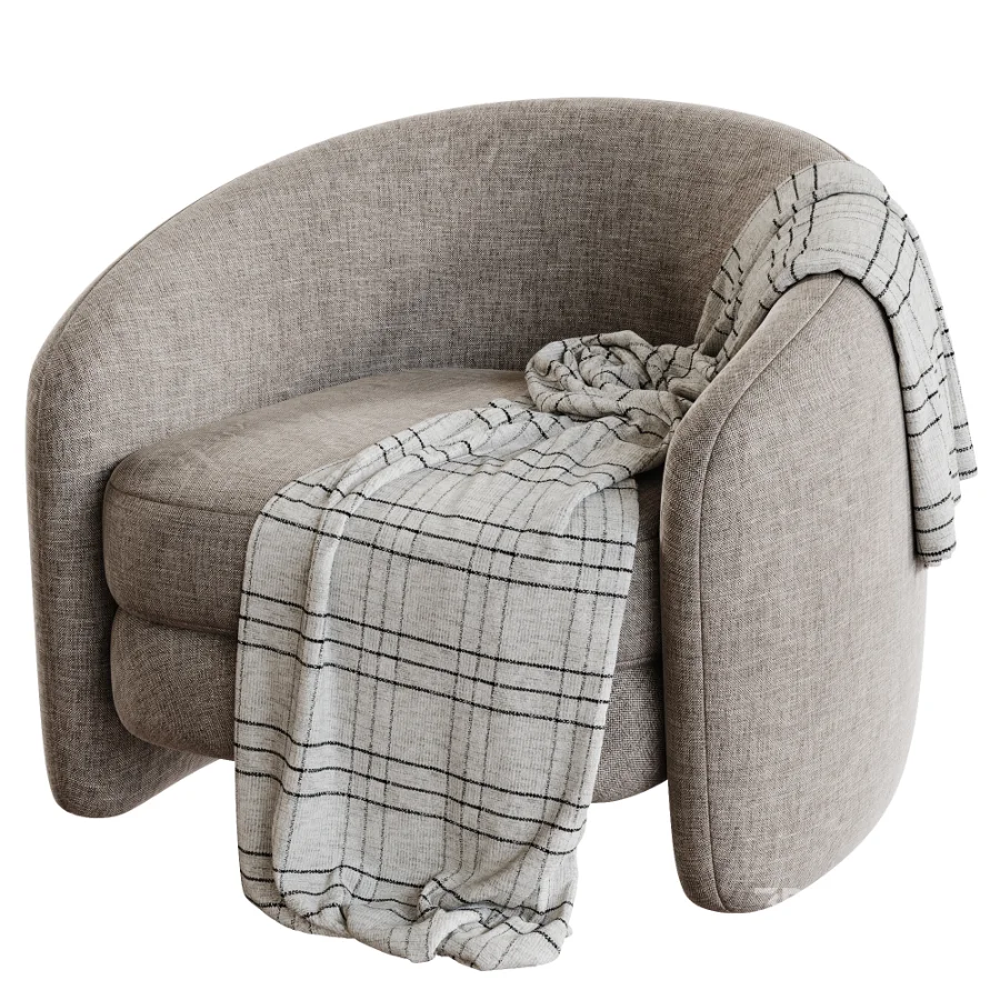 Dakota Shearling Armchair Image 3