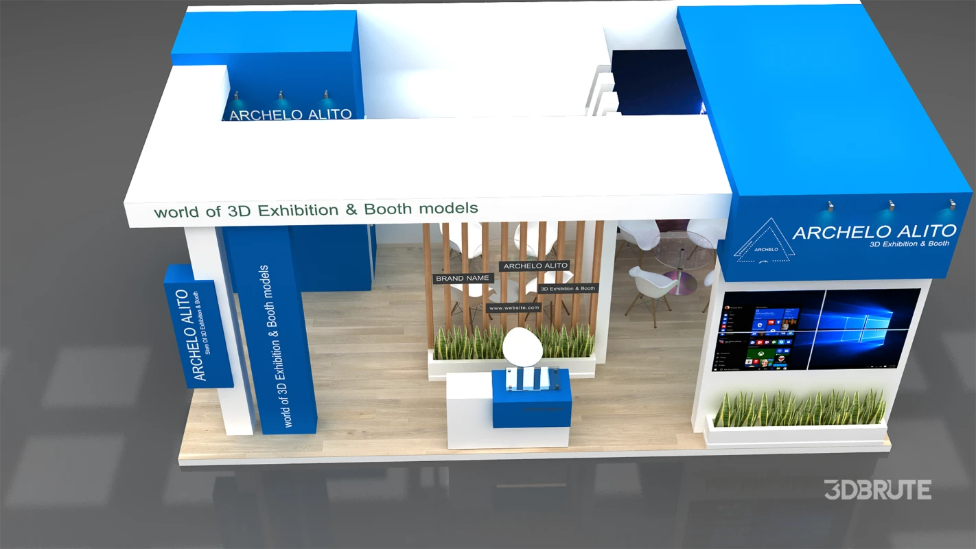 stand kiosk booth Image 7