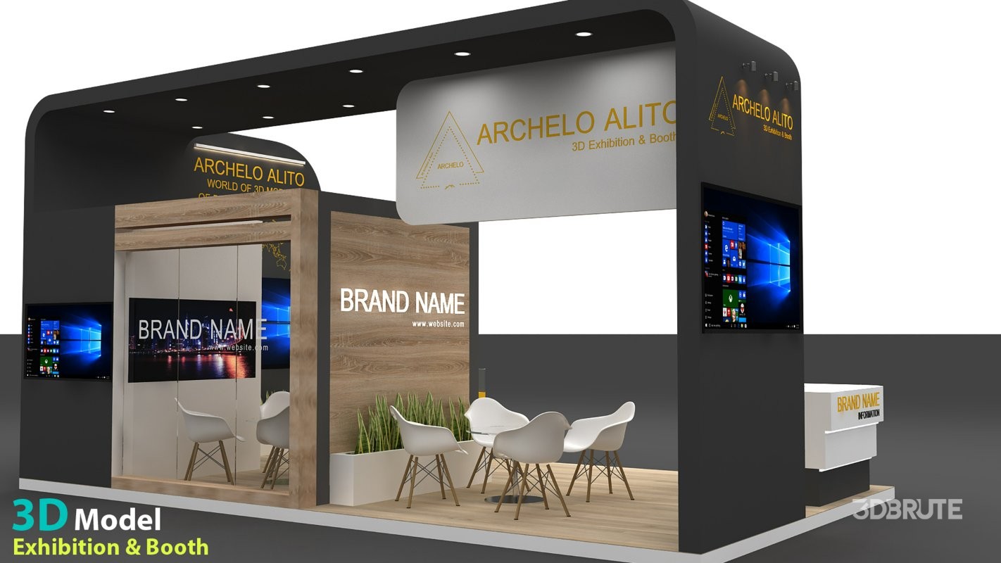 stall 3d model Image 2