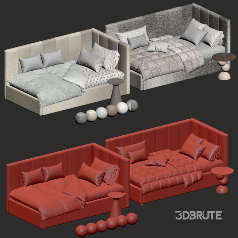 Children’s Soft Bed Quadra Image 3