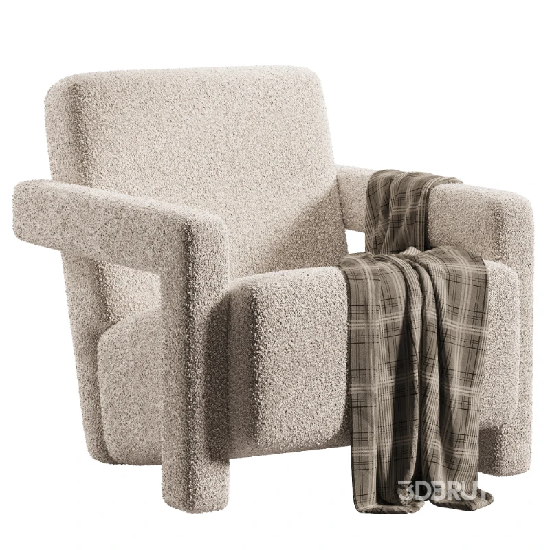 Pink Accent Chair Image 1