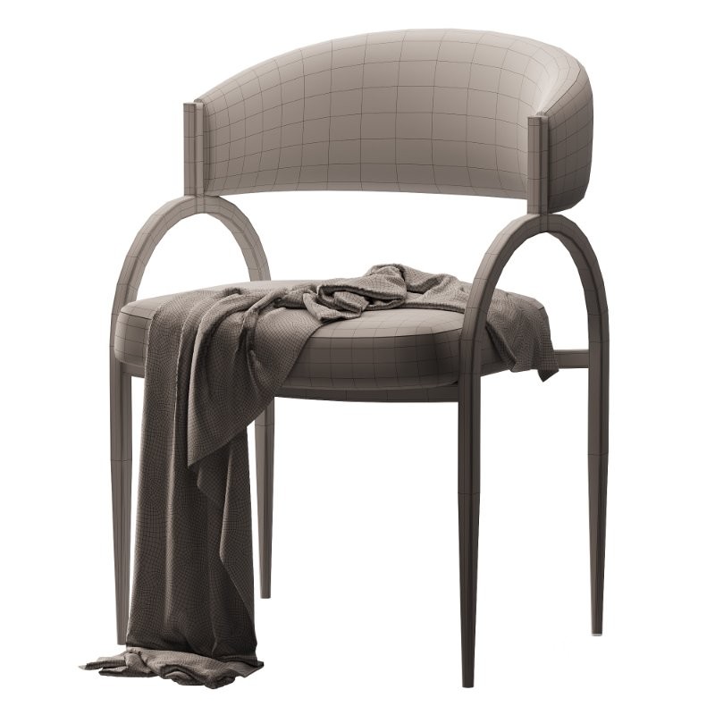 Natural Linen Chair Image 5