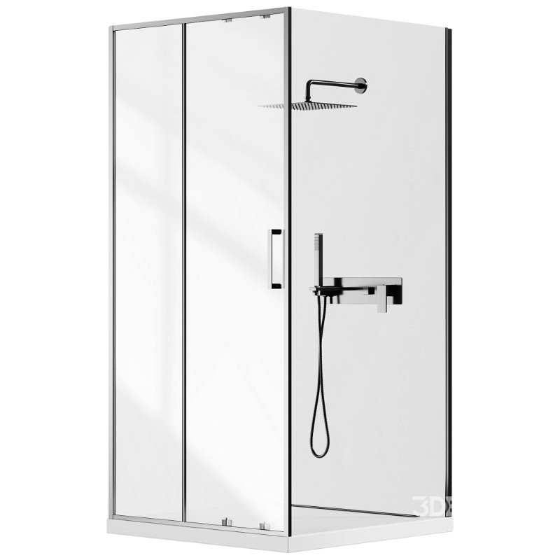 Beliani Set Shower Enclosure Image 7