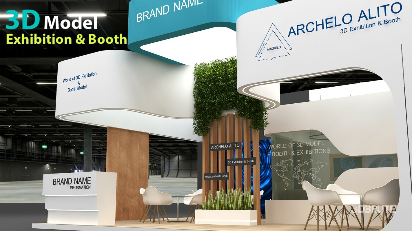 exhibition 3d model Image 6