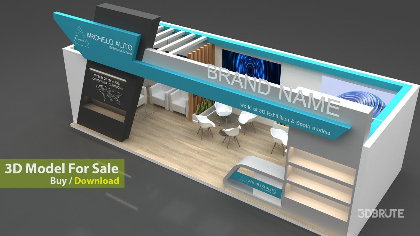 stall exhibition 3d Image 5