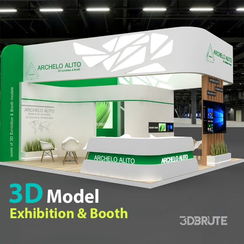 3d booth stall Image 1