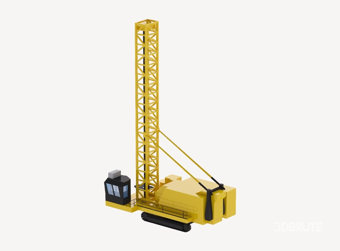 Drill Rig Mining D6640 Simplified Image 2