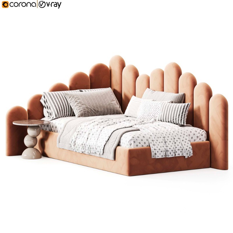 Corner bed Bambini kids multi level Image 1