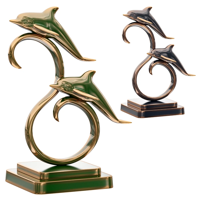 HJJ Dolphin Collectible Figurines Decor Image 3