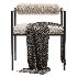 Barbana Pewter Texture Chair - Thumbnail 1