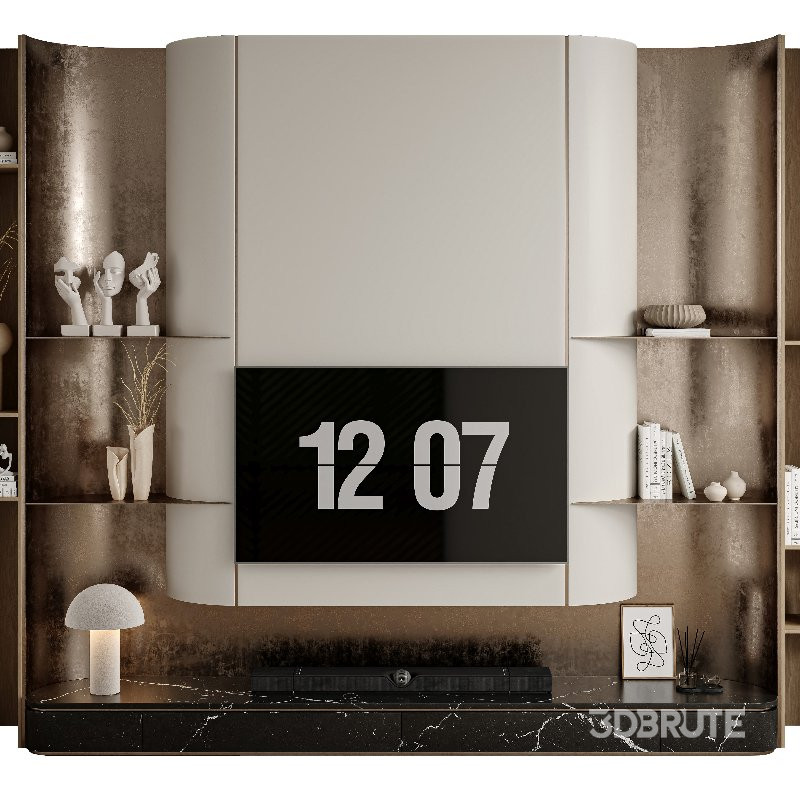 TV Wall-Set 09 Image 3