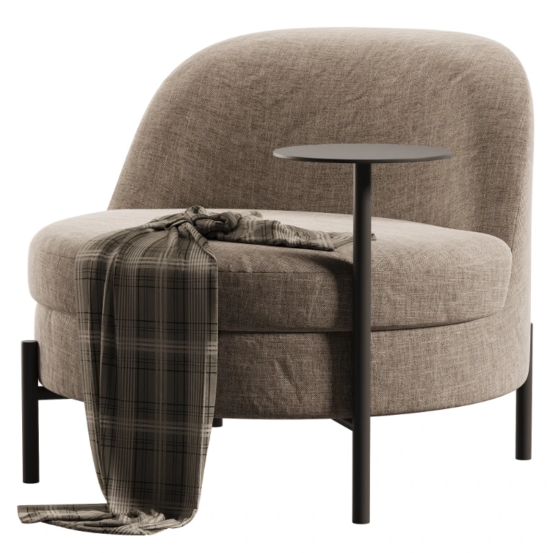 Mazie Accent Chair in Ivory Boucle Image 5