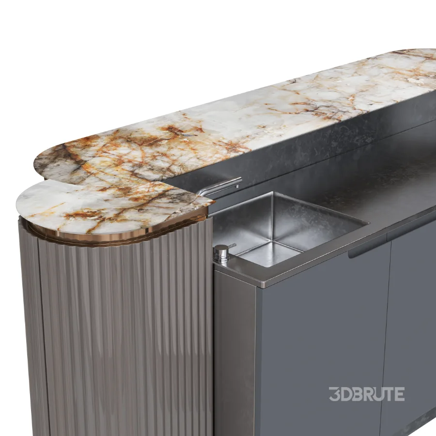 Visionnaire Duke bar counter Image 6