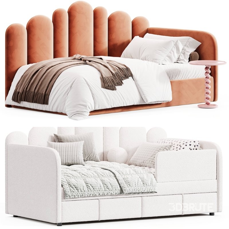 Children’s soft sofa bed Woody Image 7