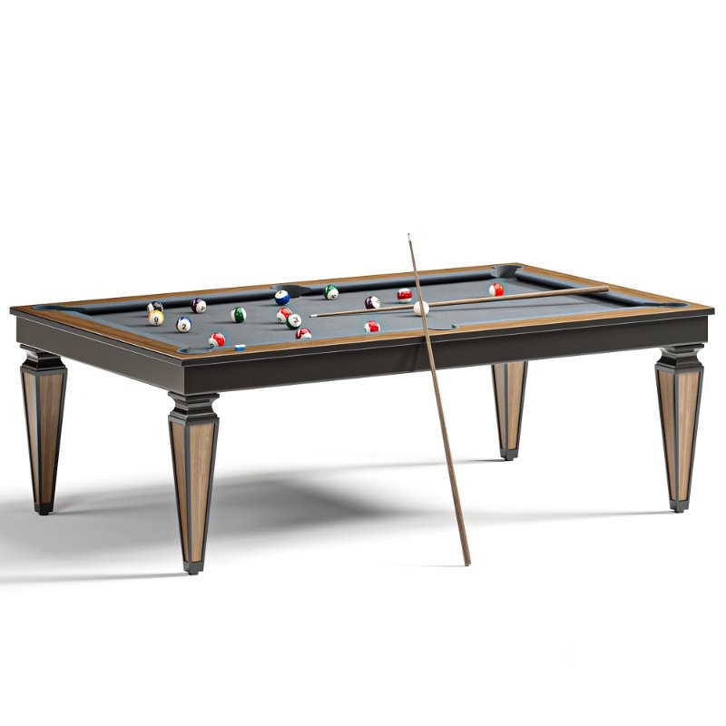 Biliardo Tavolo Cheope Style Black Image 3