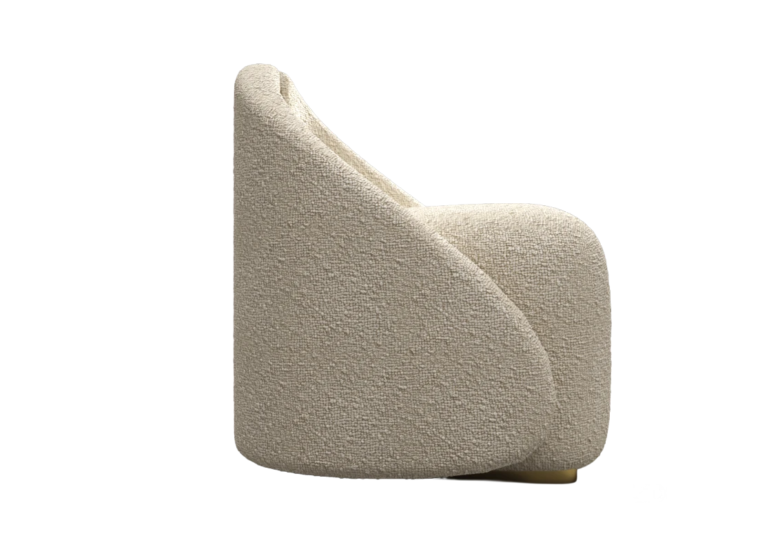 Como Armchair – Modern Fabric Chair – Luxury Interior Furniture Image 4