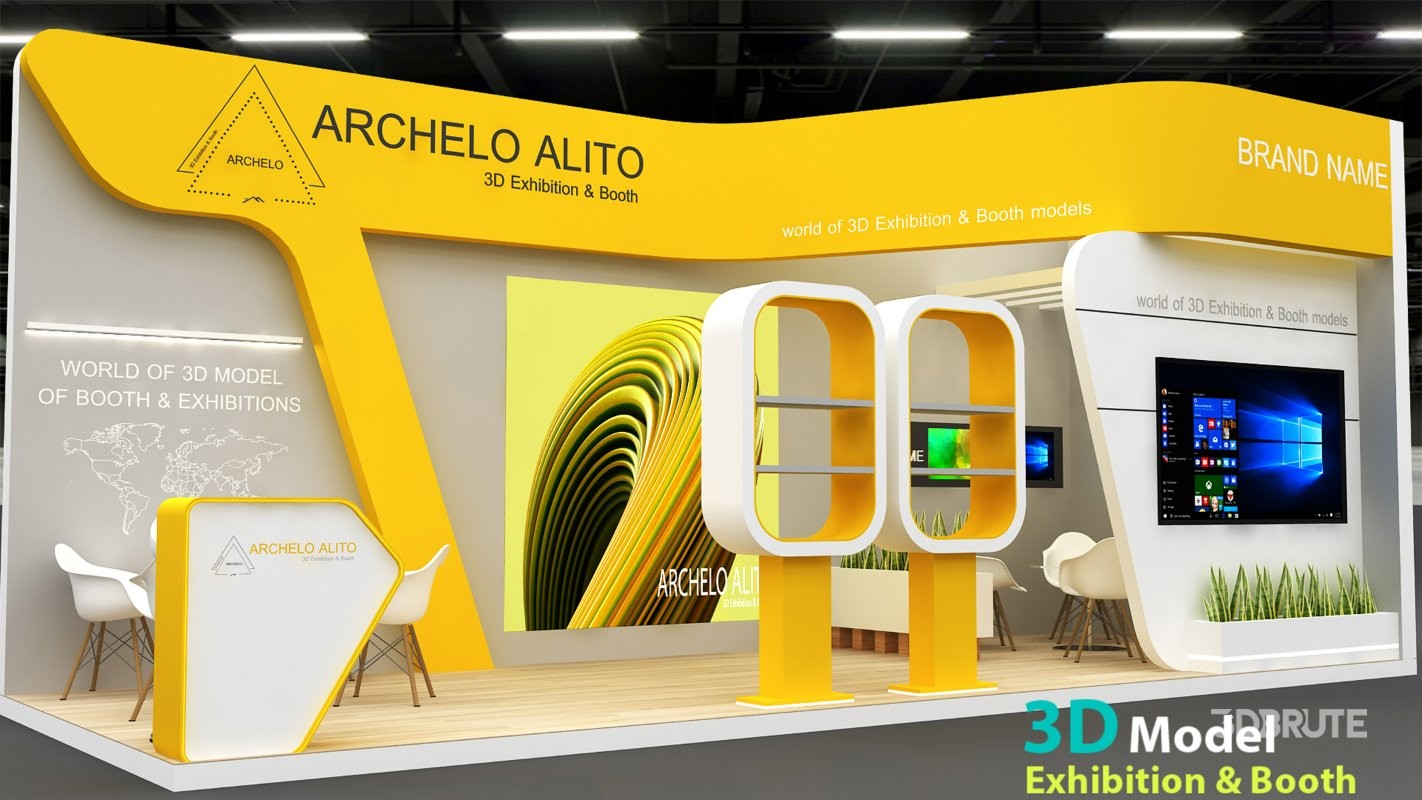 stall 3d model Image 5