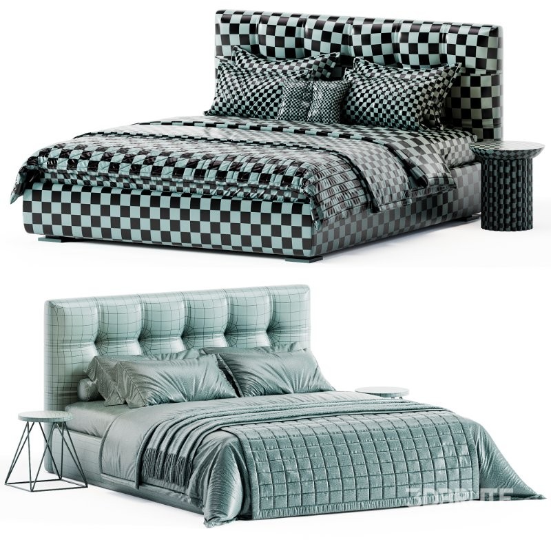 Max Basso Capitonné Twils Bed Image 6