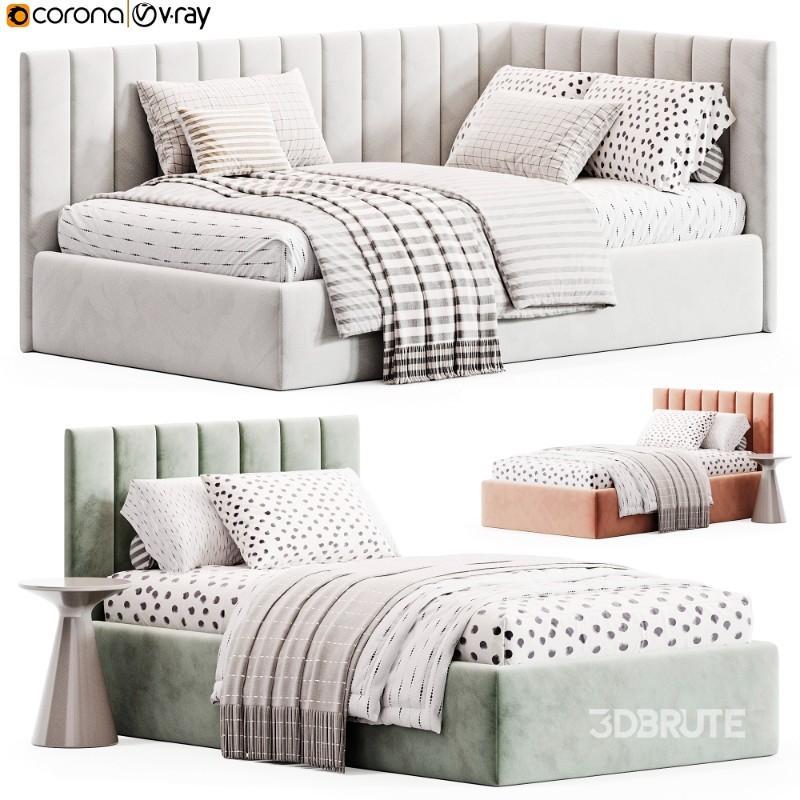 Corner bed Vertical kids Image 1